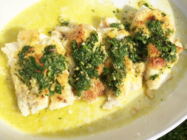Crusted Fish with Lime and Coriander